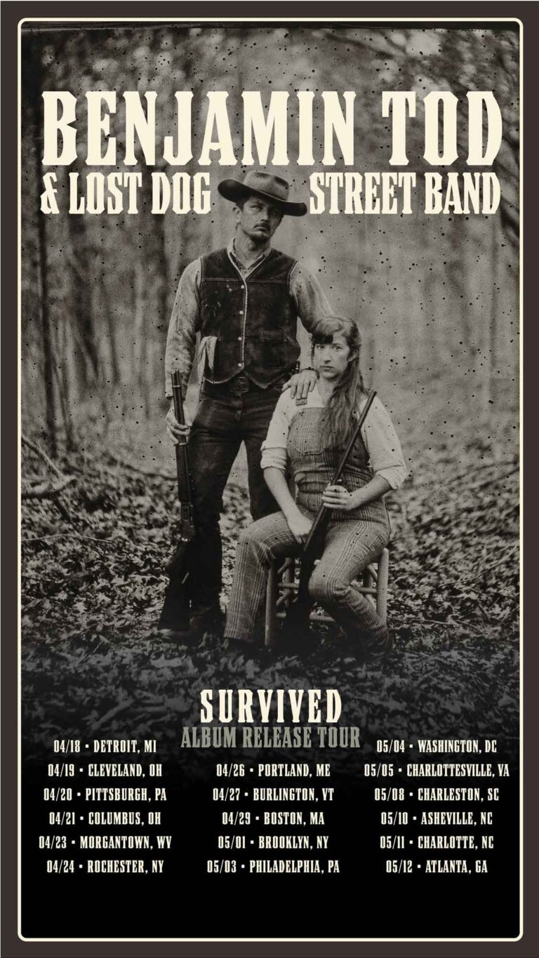 survived tour date graphic